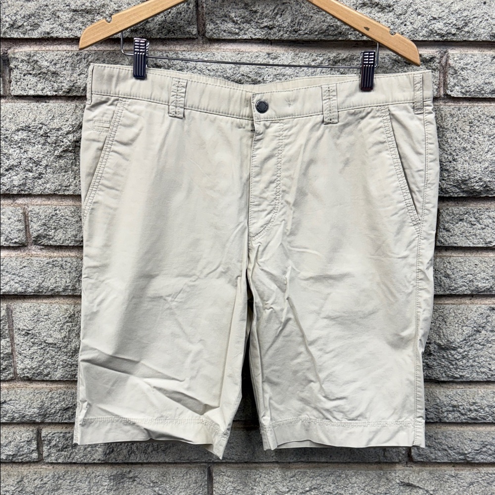 Men's Flat Front Khaki Shorts - Classic Summer Staple